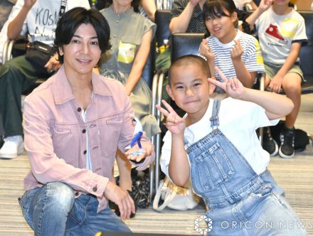 武田真治、30年前に演じた“南くん”ジャケットで登場「大事に取っていた」　親子試写会で“親世代”ファンが歓喜