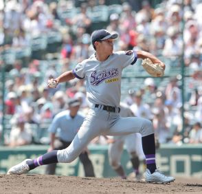 【甲子園】初出場の聖和学園　エース・千葉桜太　涙の初戦敗退も「楽しかった」