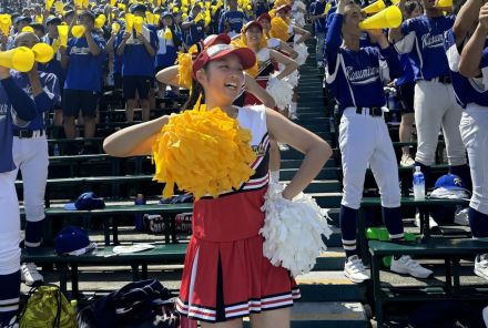 タイブレーク制し、霞ケ浦が甲子園初勝利　１０００人の大応援団のエールが選手後押し