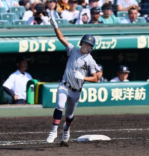 【甲子園】青森山田・佐藤洸史郎が低反発バットで右打者初本塁打　競い合った兄も驚く大活躍