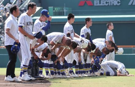 【甲子園】 健大高崎の春夏連覇ならず 「もう２度と高校野球が出来ない…」と箱山遥人主将は号泣