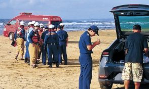 内灘海岸、連日水難　子ども２人流され無事　父とサーファーが救助