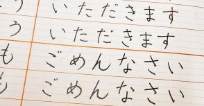 「ひ、ヒィ…」　字をきれいに書く練習をしていたら……“怪物の気持ち”を表してるみたいな例文を見つけた　「バイオハザードの日記に出てきそう」と反響