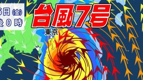 【最新台風情報】台風7号 16日（金）関東に最接近か 大荒れのおそれも 暴風などに厳重警戒 今日のうちに備えを【雨・風 最新シミュレーション】