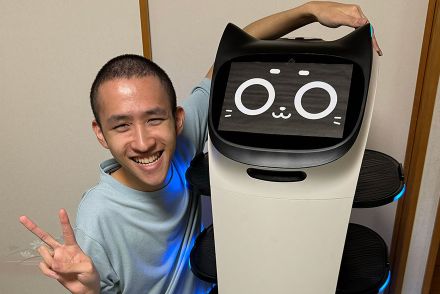 「今から行ってくるにゃ～」　配膳ロボットが走行する場所に驚愕　「とてもクレイジーな光景です」