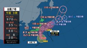 【台風最新情報】お盆休みUターン直撃？台風7号ノロノロ進み『強い勢力』で関東を直撃か【進路シミュレーション】