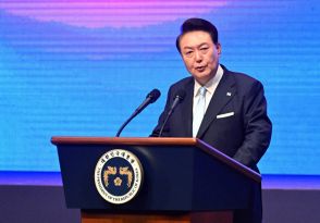 韓国大統領演説で日本批判なし　「統一ビジョン」表明　光復節式典で