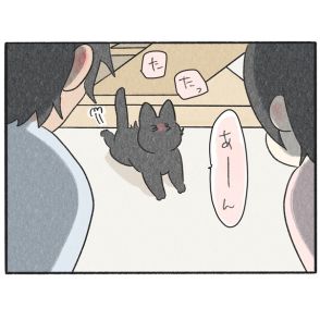 【ネコ漫画】これがあれば“愛猫”のお留守番もへっちゃら!?「おともだち」と一緒に眠る愛猫に胸キュン！【作者インタビュー】