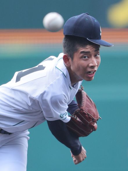 岡山学芸館、投手戦制す　高校野球・岡山学芸館―掛川西