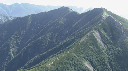 北アルプス柏原新道で遭難　下山中に静岡市の53歳男性が転倒　足と肩の骨を折る重傷　消防が救助