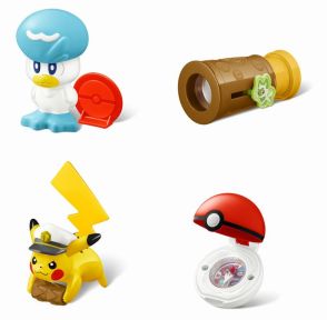 ハッピーセット「ポケモン」第2弾発売、ピカチュウ・クワッスなどおもちゃ付き、週末プレゼント「ポケモンフレンダピック」配布も/マクドナルド