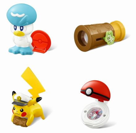 ハッピーセット「ポケモン」第2弾発売、ピカチュウ・クワッスなどおもちゃ付き、週末プレゼント「ポケモンフレンダピック」配布も/マクドナルド