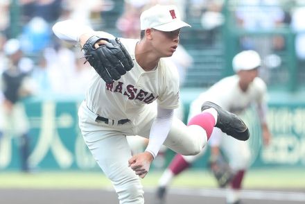 早実、劇的サヨナラで3回戦進出　2年生左腕・中村が10回無失点＆殊勲打…甲子園騒然