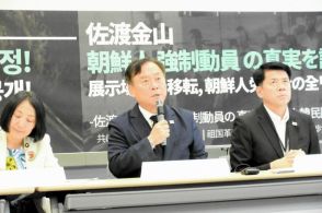 世界遺産の佐渡金山、「強制動員の歴史認めて」　訪日の韓国野党議員