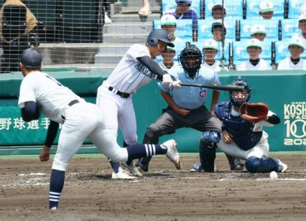 積極策に応えた価値ある先制「凡打」　岡山学芸館・田井和寿選手