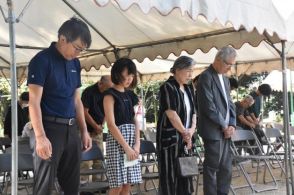 戦没者遺族ら平和祈る　宮崎市で追悼の集い