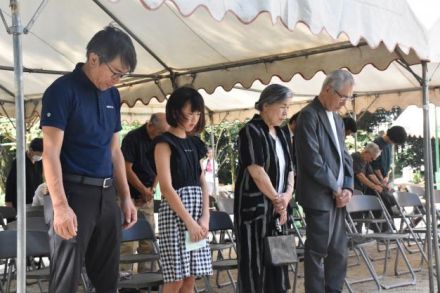 戦没者遺族ら平和祈る　宮崎市で追悼の集い