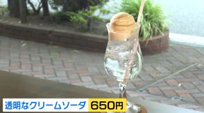 【新潟グルメ】見て驚き、飲んで驚く「透明な」クリームソーダ【新潟・中央区西堀通】　