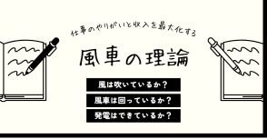 仕事のやりがいと収入を最大化する「風車の理論」