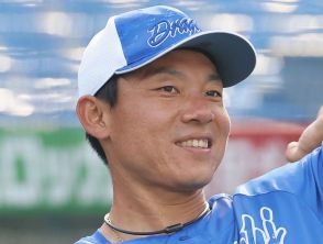 中日・大島洋平、５回に代打で同点適時二塁打　初回に打球受け降板した小笠原の1失点をベテランが振り出しに戻す