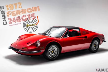 大物アーティストが所有した「ディーノ246GTS」いくらで落札された？ 「有名人の愛車」という付加価値で車両価格は上昇するのか？