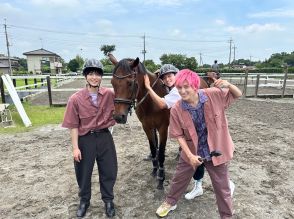 高杉真宙が『メシドラ』参戦！兼近大樹＆満島真之介と埼玉県東松山市でグルメドライブ旅　番組初の乗馬にも挑戦