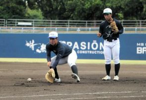 2回戦で負傷の古謝も練習で汗　岡山学芸館が17日に神村学園と対戦