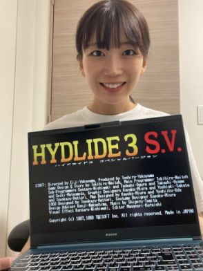 奥村茉実、「ハイドライド3SV」に挑戦。「これ初代より難しいのでは……？」