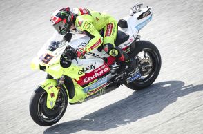 【MotoGP】ファビオ・ディ・ジャンアントニオ、オーストリアGP欠場が決定。プラクティスの転倒で左肩を脱臼