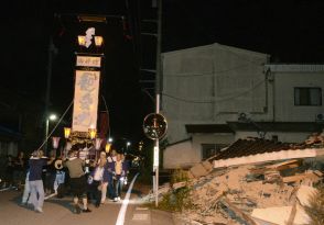 輪島の「孤立」集落にキリコ舞う　神戸NPO支援で開催