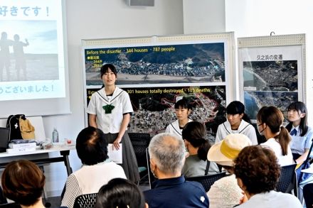 震災の記憶を後世に　福島・いわきで講座　中央台南中生ら　語り部に