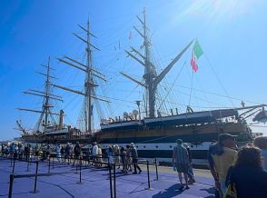 「世界で最も美しい船」がまもなく東京へ｜100年前に建造されたイタリアの帆船が地球一周航海中