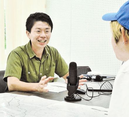 〝大熊ラジオ〟住民つなぐ　東京から移住　沖野さん配信　防災力高めたい　９月１１日に町民ゲスト　震災の教訓継承