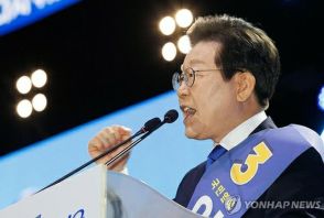 韓国最大野党代表選　李在明氏が再選＝歴代最高の得票率で