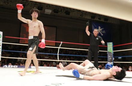 【Krush】西京佑馬、2年ぶり復帰で加藤港にKO勝ち「次は大きい舞台で！」