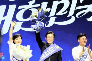 韓国の最大野党代表に李在明氏再選　尹大統領との対決姿勢、強まるか