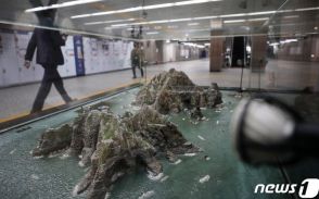 韓国・地下鉄駅の「独島」模型、「日本植民地の解放記念日」前に撤去…飛び交った「憶測」