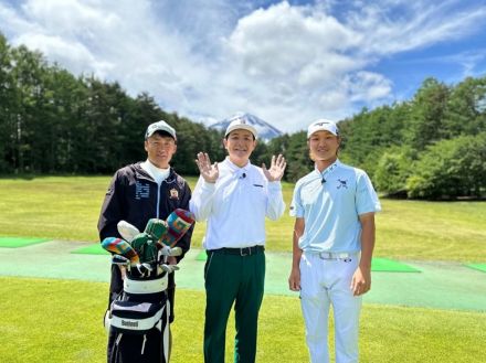 千鳥・ノブが富士桜CCで平田憲聖プロと対決「薄顔のおじさんの奮闘見てください！」解説は戸張捷『ノブゴルフクラシック』第6弾