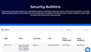 「Zoom」に複数の脆弱性、情報漏えい等の恐れ ～早急なアップデートを
