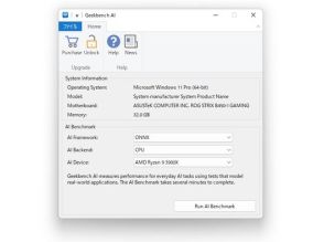 デバイスのAI性能を評価する「Geekbench AI」が一般公開、デスクトップ・モバイル両対応
