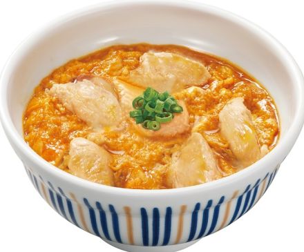 なか卯「鶏ささみの親子丼」並490円、8月21日から期間限定で販売、ごはん小盛・ごはん大盛も