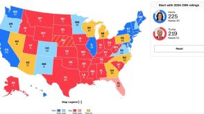 形勢が変わった大統領選、ハリス・トランプ両陣営に勝利への方策あり　ＣＮＮ予測