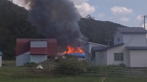 お寺が炎上…屋根が崩落し住居部分に延焼　僧侶がハチの巣駆除のため火気使用　北海道平取町・互願寺