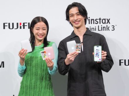 「instax mini Link 3」のテレビCMに広瀬すずさんと横浜流星さんが登場。9月7日（土）に放映開始