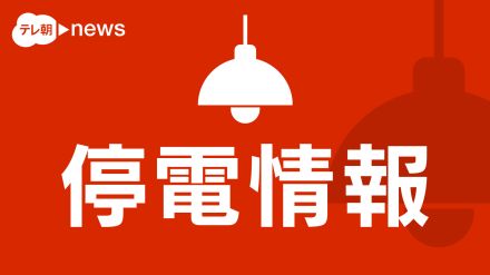 東京電力管内で6600軒を超える停電　一時4万軒に迫る