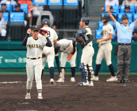 【甲子園】大社先発の岸恒介　エース・馬庭の助言を胸に「意識してギア」4回4四球で失点「悔いが残る」