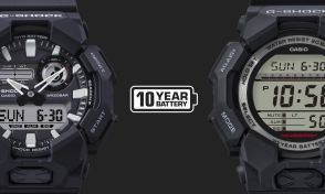 【G-SHOCK】10年バッテリーを搭載したデジタルモデルとアナデジモデルが登場