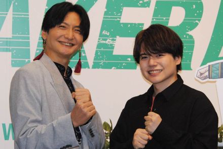 内田雄馬＆島崎信長　新世代ヤンキーマンガ「WIND BREAKER展」にキャラ風スタイルで登場