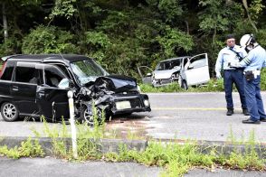 軽乗用車同士が正面衝突、77歳死亡　福島・小野の国道349号