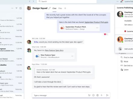 「Microsoft Teams」、個人用と仕事用のアプリを1つに統合